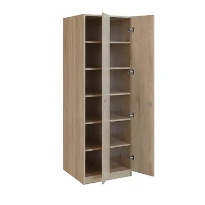 Q 224-60 skříň šatní, 2-dvéřová, 600x600x1800mm, dub bardolino